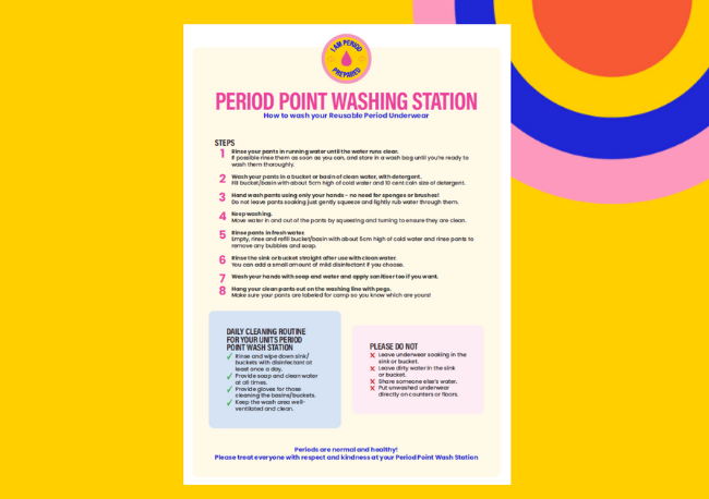 How To Wash Your Reusuable Underwear